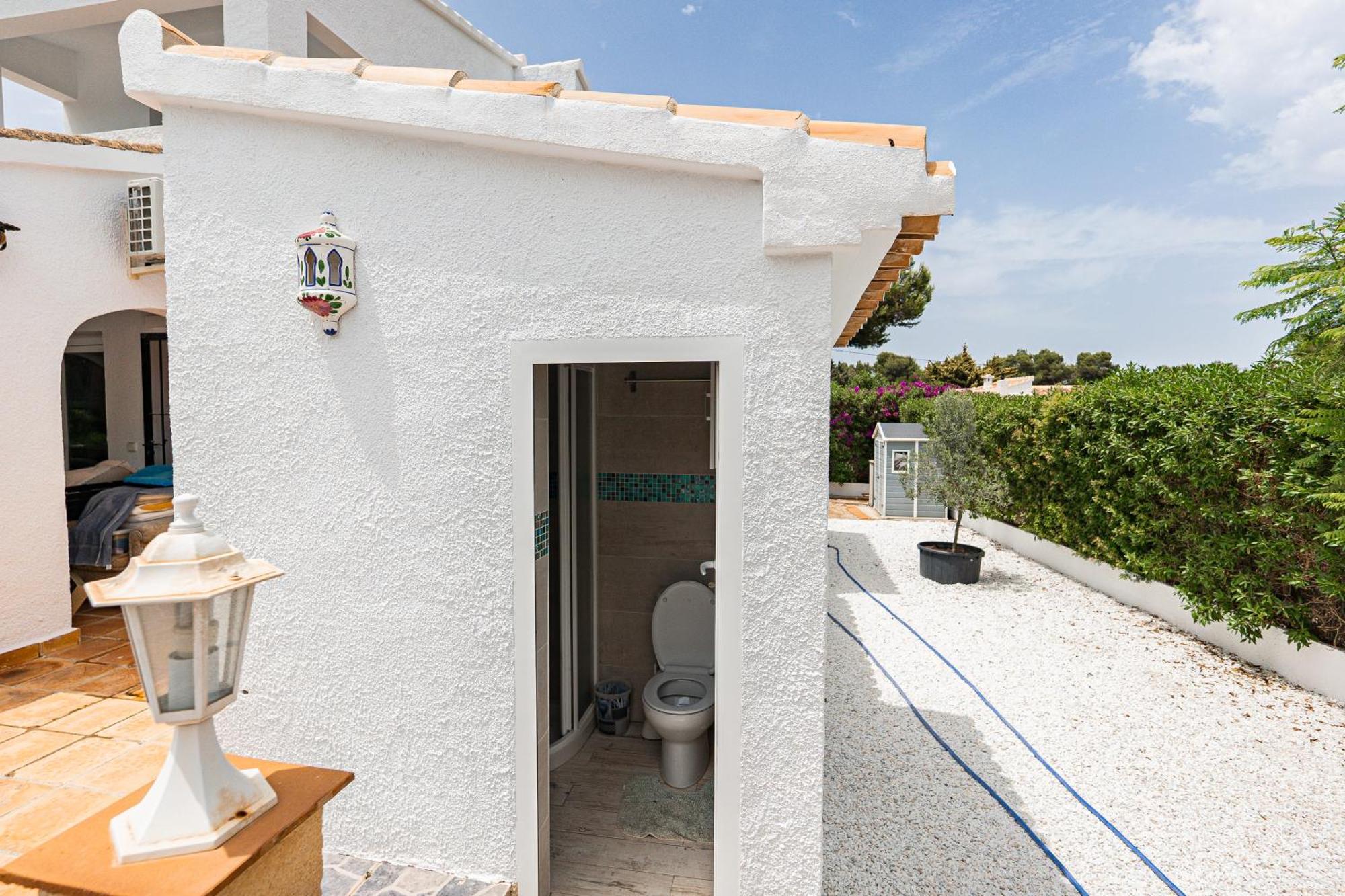 Jávea Casa Maria Top Floor Studio Apartment With Swimming Pool מראה חיצוני תמונה
